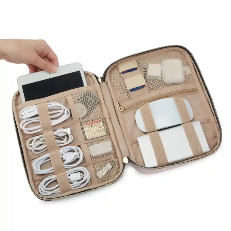 Organizador Accesorios Electronicos - Rosado