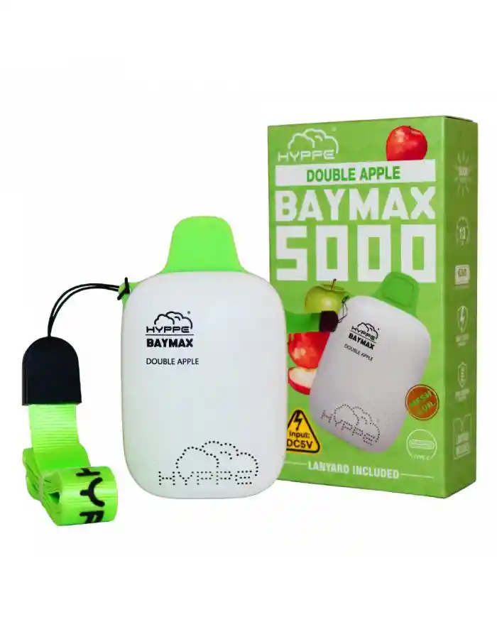 Vaporizador Desechable Hyppe Baymax 5000 5% - Double Apple