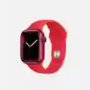 Correa Para Iwatch Deportiva Silicón Clásica Color Rojo (42/44/45/49 Mm)