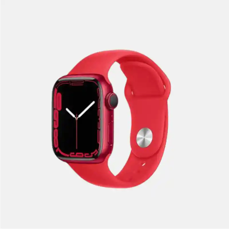 Correa Para Iwatch Deportiva Silicón Clásica Color Rojo (42/44/45/49 Mm)