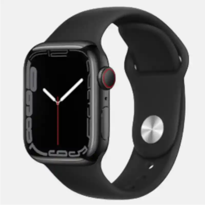 Correa Para Iwatch Deportiva Silicón Clásica Color Negro (42/44/45/49 Mm)