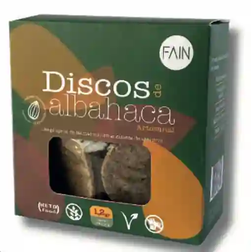 Fain · Discos De Albahaca Keto (sin Gluten, Vegano) 150g