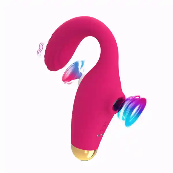 Vibrador Dual Sucking – Succionador Y Pulsador Con Efecto Calor