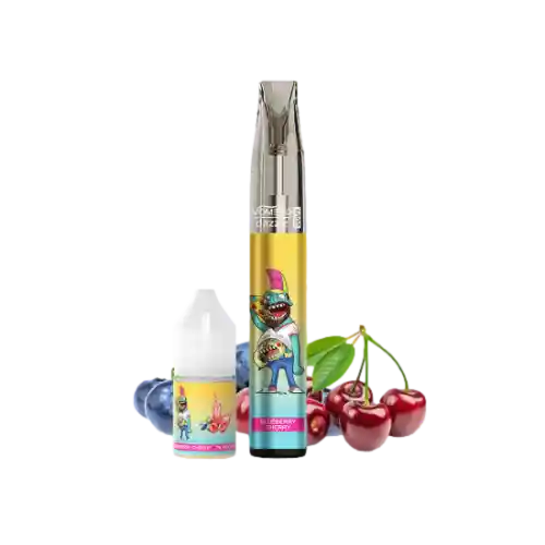 Vaper Dazzle 6000 Puffs, 2 % Nic, Sabor Blueberry Cherry