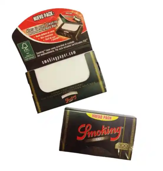 Papelillos Smoking Deluxe (cajita 300 Unidades)