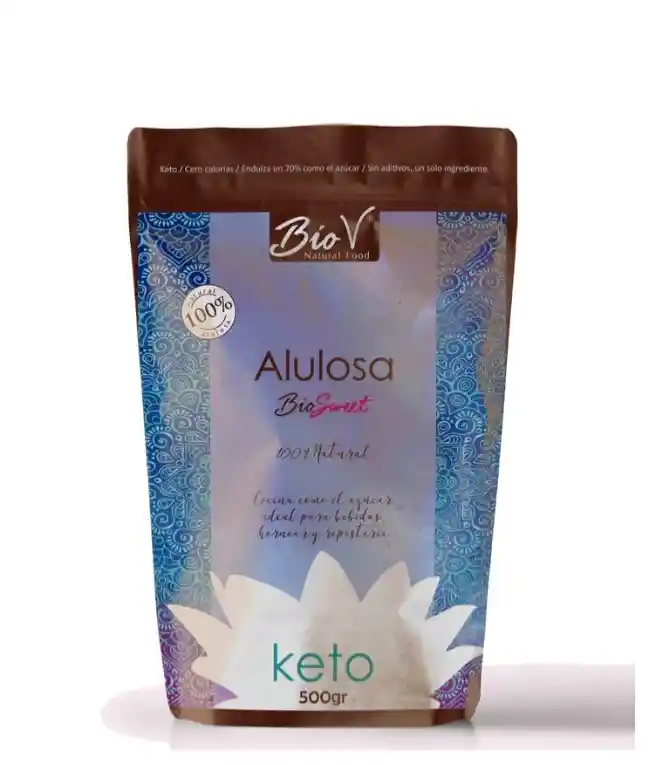 Biov · Alulosa Keto 100% Natural 500 Gr.