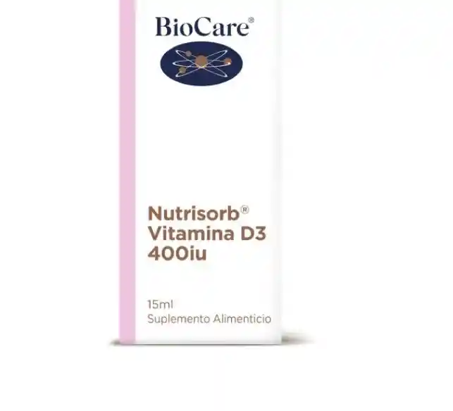 Biocare · Vitamina D3 En Gotas 400 U.i Bio-d