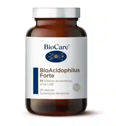 Biocare · Probiotico Forte 30 Billones 30 Cápsulas - Bioacidophilus 30 Bill