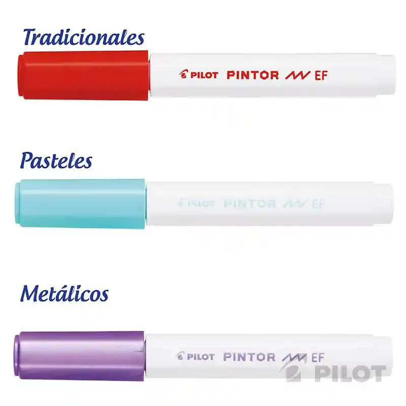 Marcador Pintor Extra Fino Azul Pastel