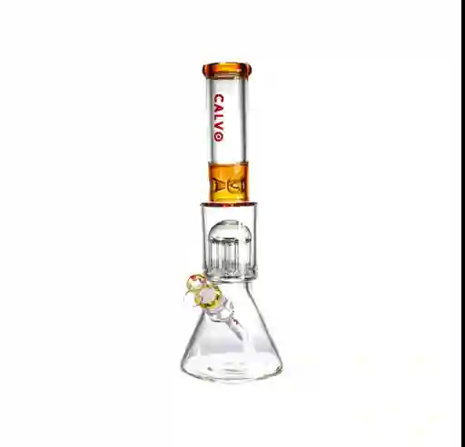 Bong Tree Perc 7mm Ambar Calvo Glass