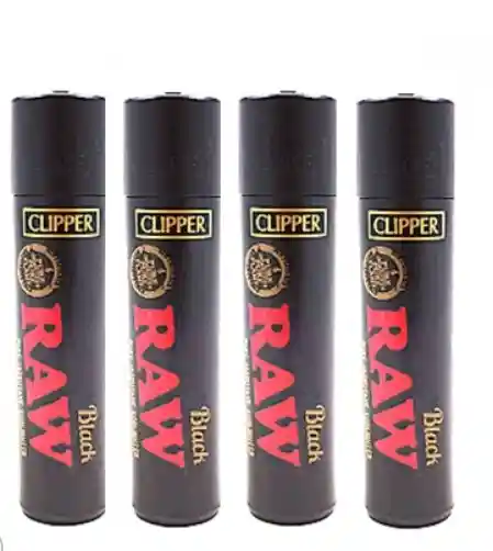 Encendedor Clipper Raw Black