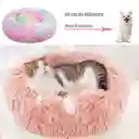 Cama Antiestres De Felpa Peluda Suave Mascotas Gatos Perros (arcoiris)