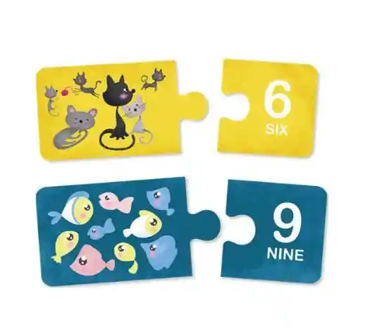 Eureka Numbers Puzzle Educativo Montessori