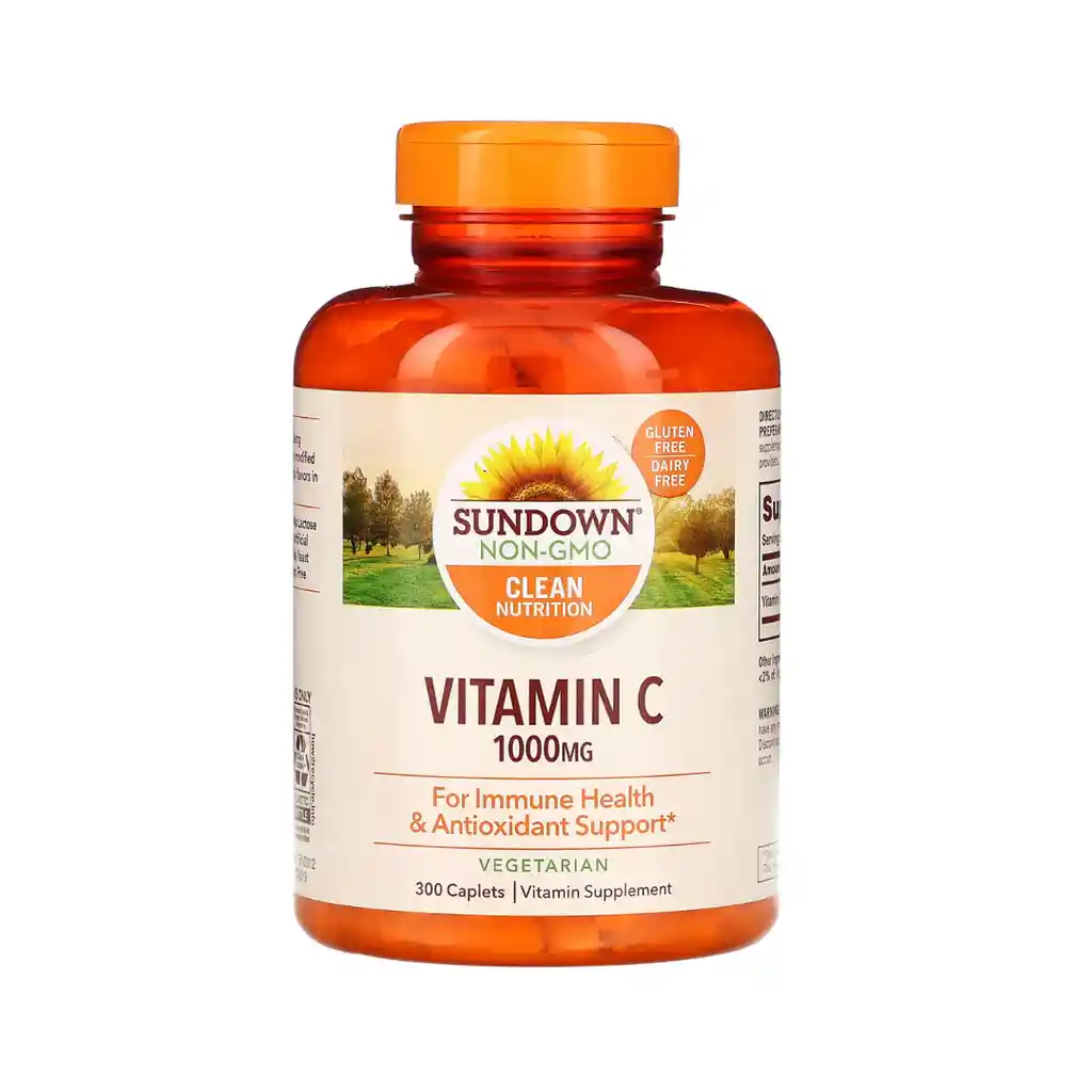 Vitamina C 1000mg, 300 Cap Sundown