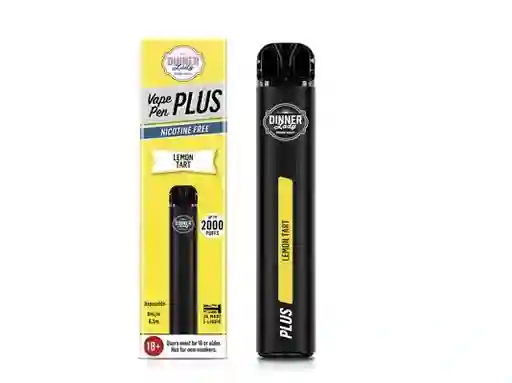 Vape Penplus Dinner Lady 2000 Puff Lemon Tarte 0% Nic