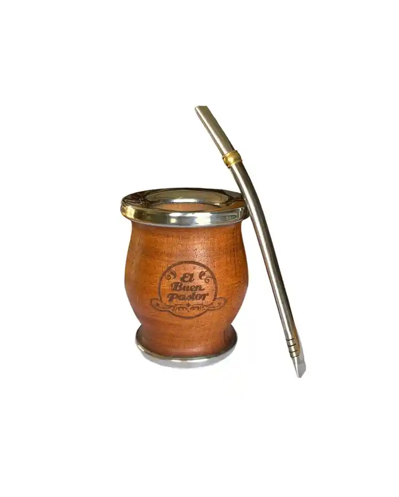 Mate Tradicional Algarrobo Mas Bombilla