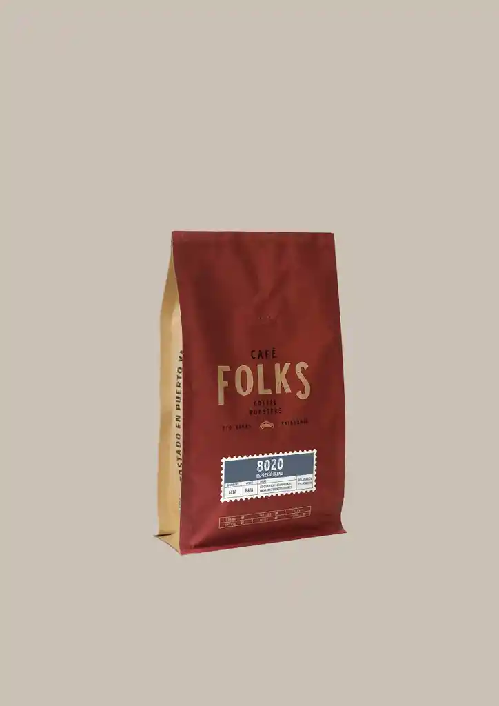 Café 8020 Espresso Blend Molido Fino 500gr