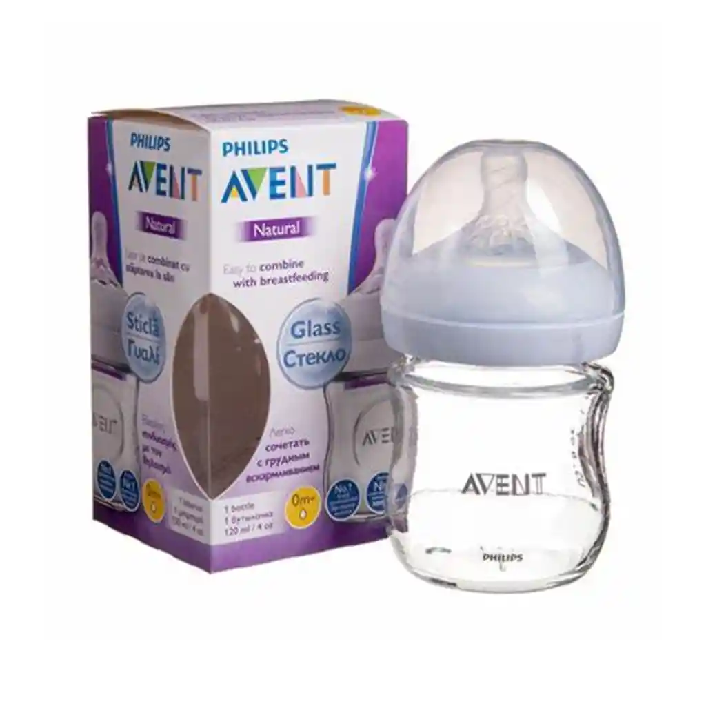 Biberón Natural De Cristal Philips Avent Scf051/17