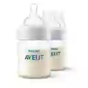 Set 2 Mamadera 125ml Anticólico Philips Avent Scf810/27