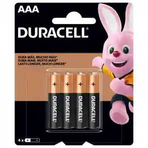 Pilas Duracell Aaa X 4 Blister Alcalina