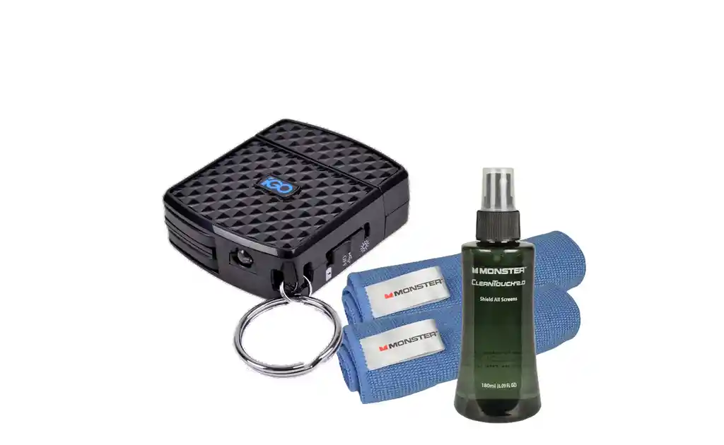 Powerbank Llavero 500 Mah + Kit Limpieza Antibacterial 180ml