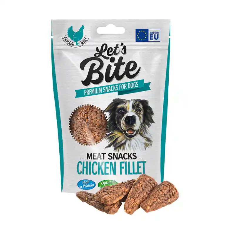 Brit Let´s Bite Meat Snacks Chicken Fillet 80 Gr