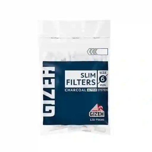 Filtro Gizeh Slim 6mm Carbón