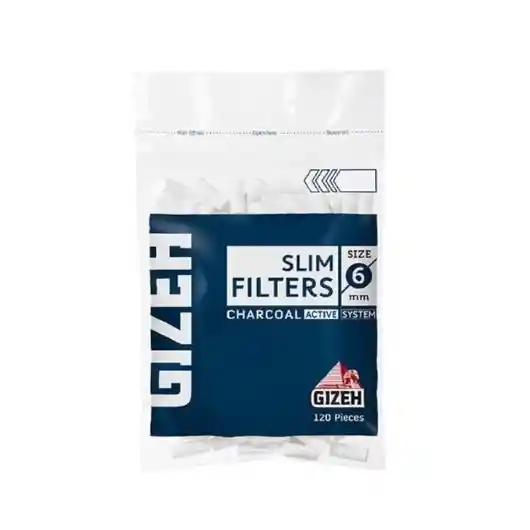Filtro Gizeh Slim 6mm Carbón