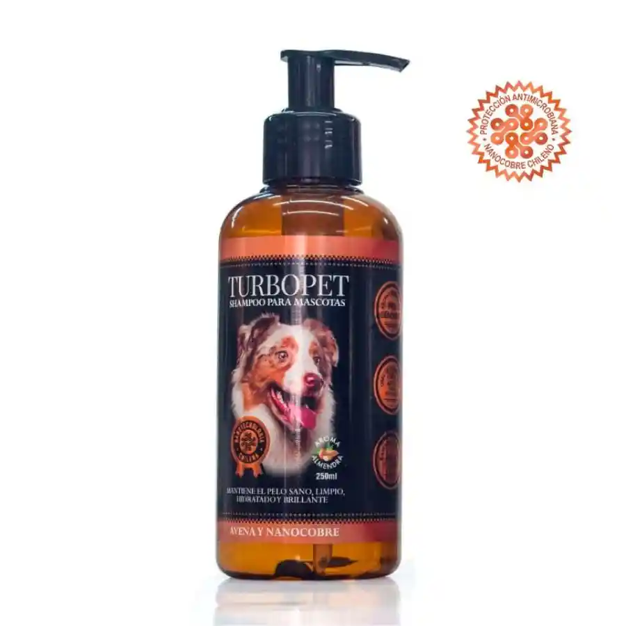 Turbopet - Shampoo Avena + Nanocobre Perros - 250 Ml