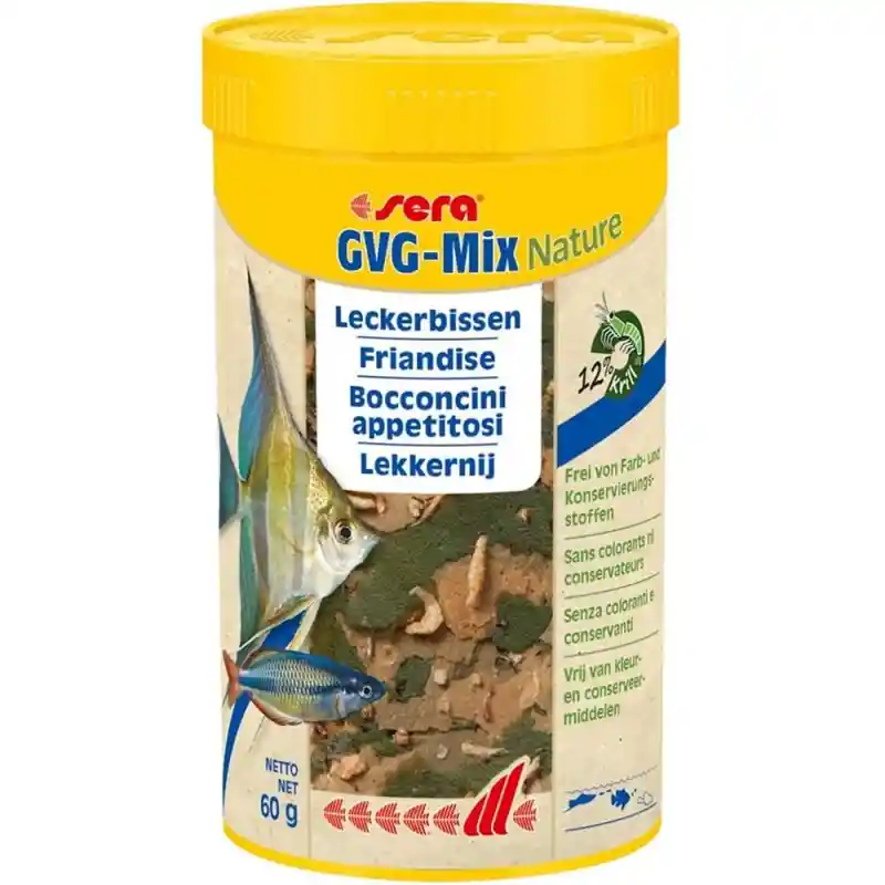 Sera Snack Gvg Mix Nature 250 Ml