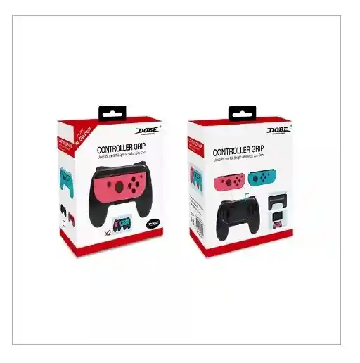 2 Soportes Grip Para Control Joy-con Nintendo Switch Negro