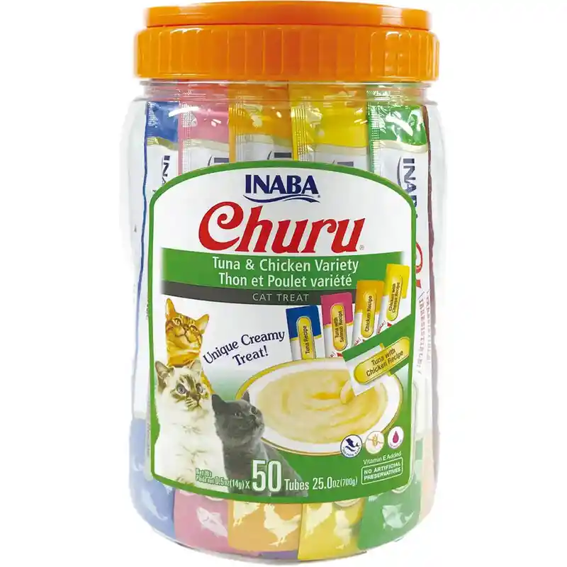 Inaba Churu Frasco Mix Pollo Y Atún 50 Un