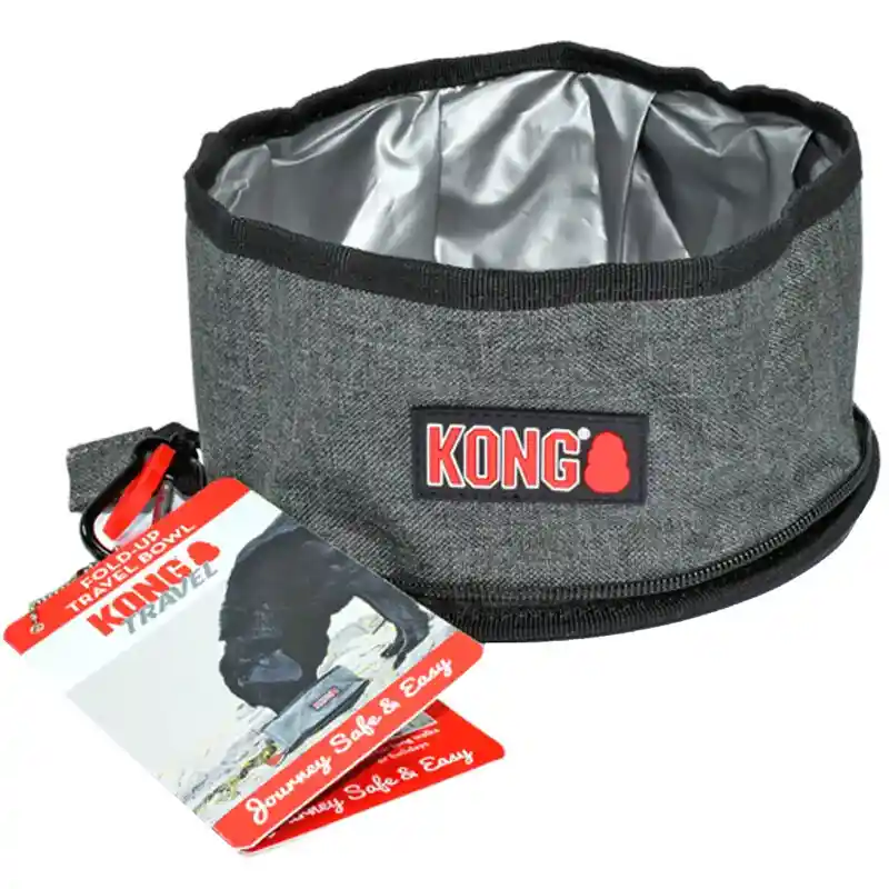 Kong Fold-up Travel Bowl Plato Plegable