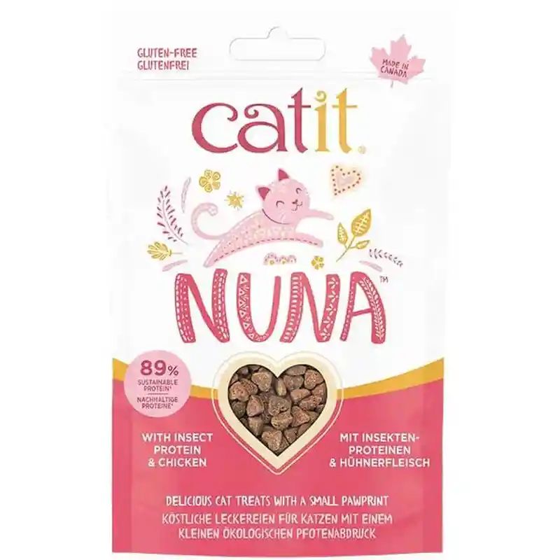 Catit Nuna Snack Proteína De Insecto Y Pollo 60 G