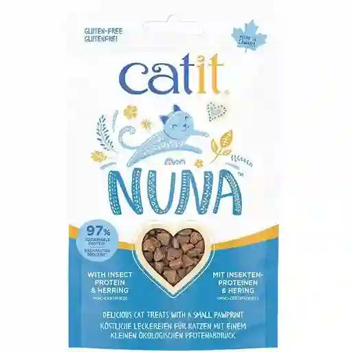 Catit Nuna Snack Proteína De Insecto Y Arenque 60 G
