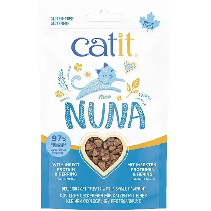 Catit Nuna Snack Proteína De Insecto Y Arenque 60 G