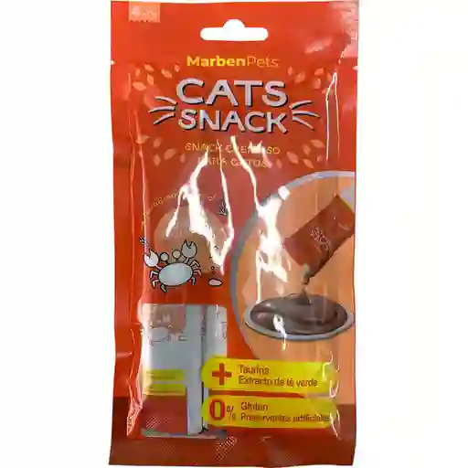 Mpets Cats Snack Cremoso Cangrejo