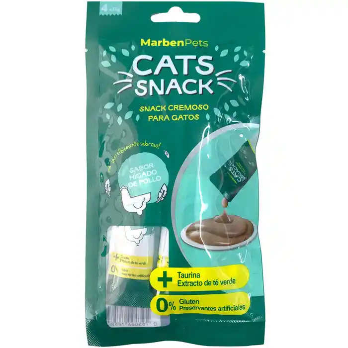 Mpets Cats Snack Cremoso Hígado De Pollo