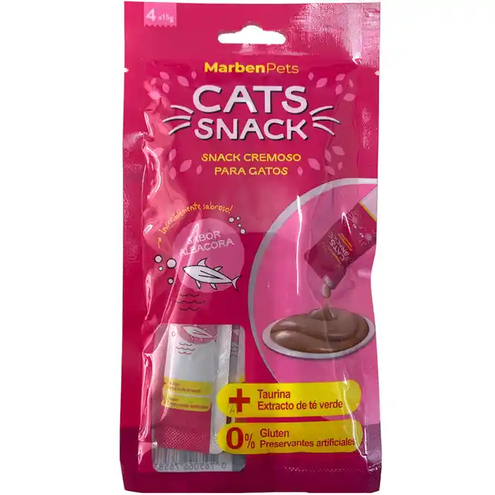 Mpets Cats Snack Cremoso Albacora