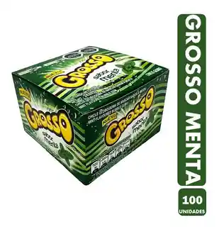Grosso Sabor Menta - Chicle De Arcor (caja Con 100 Un)