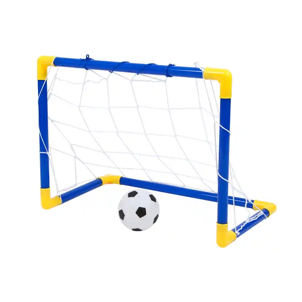 Arco Futbol Niños + Balón + Bombin Juguete Porteria Niños