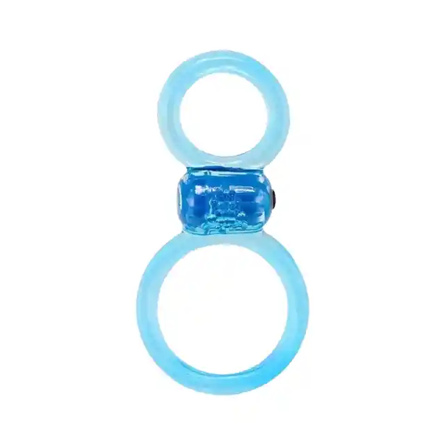 Anillo Vibrador Doble Ofinity Plus Azul