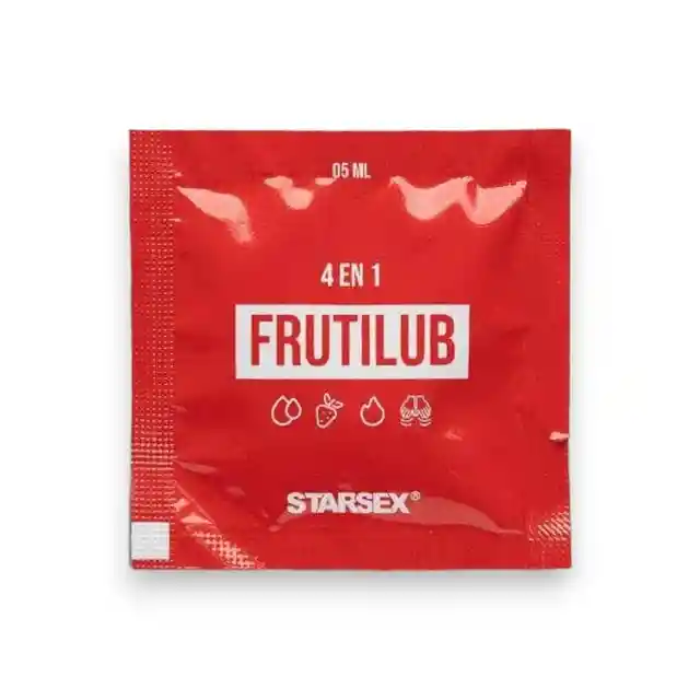 Sachet Lubricante 4 En 1 Frutilub 5 Ml