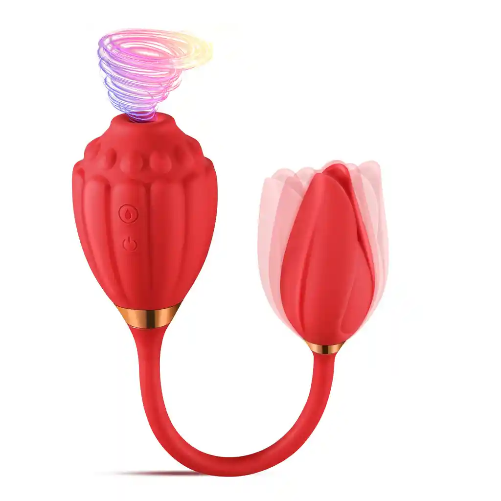 Vibrador Flor Con Lengua Plus