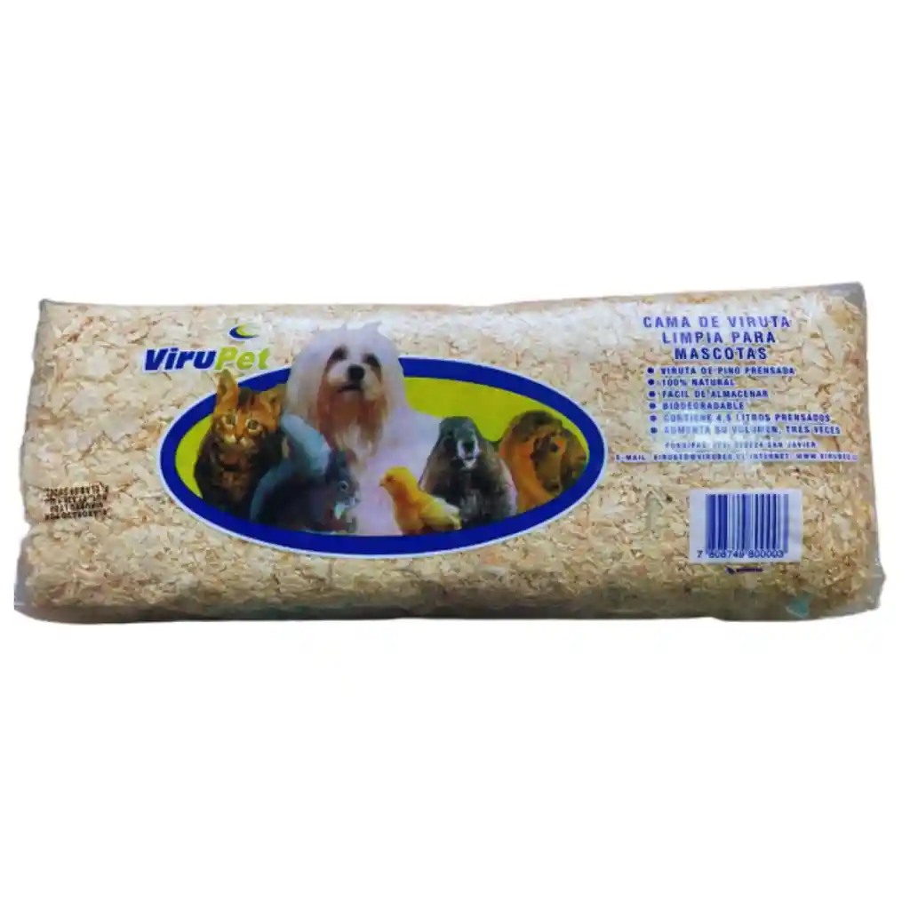 Cama De Viruta Para Mascotas (1 Kg)