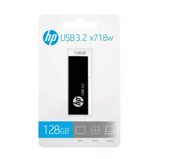 Pendrive Usb Hp X718w 3.2 Negro 128gb