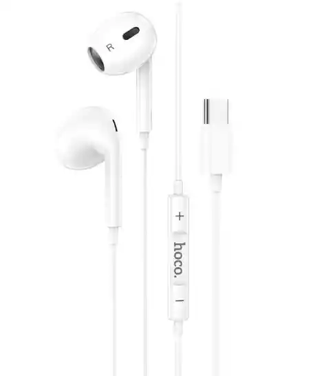 Audifonos Hoco M101 Max Tipo C Manos Libres Blanco