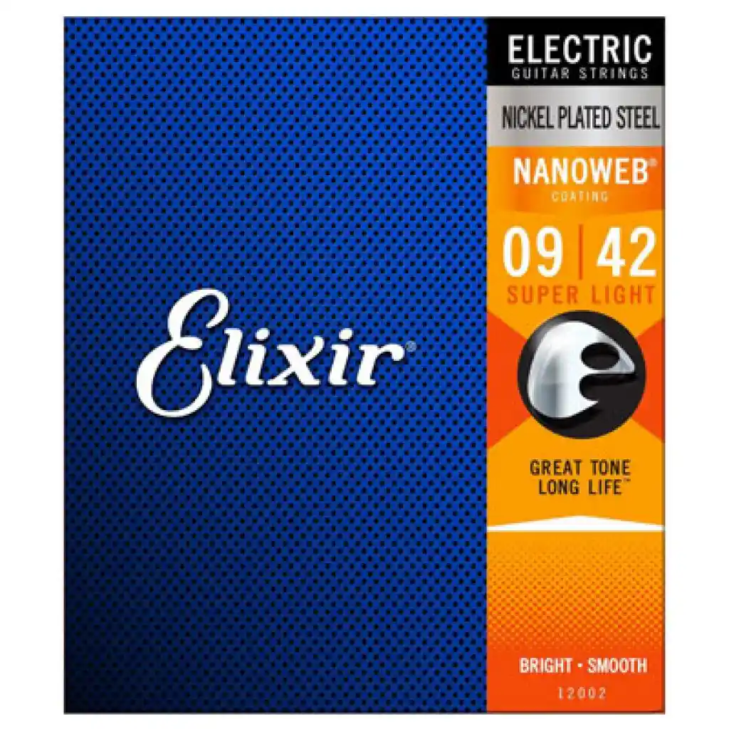 Elixir Nanoweb 09-42 Guitarra Electrica