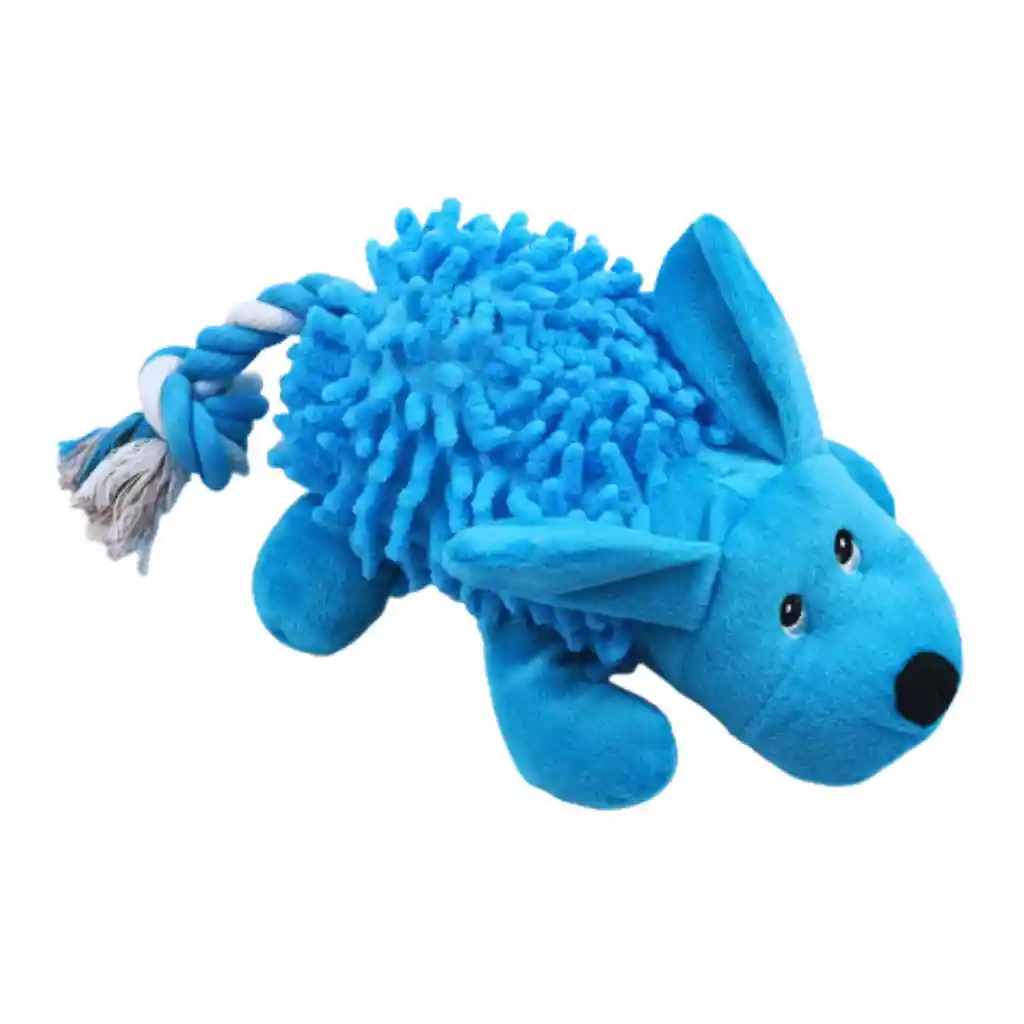 Juguete De Peluche Para Perros/ Perro Con Cola De Cuerda