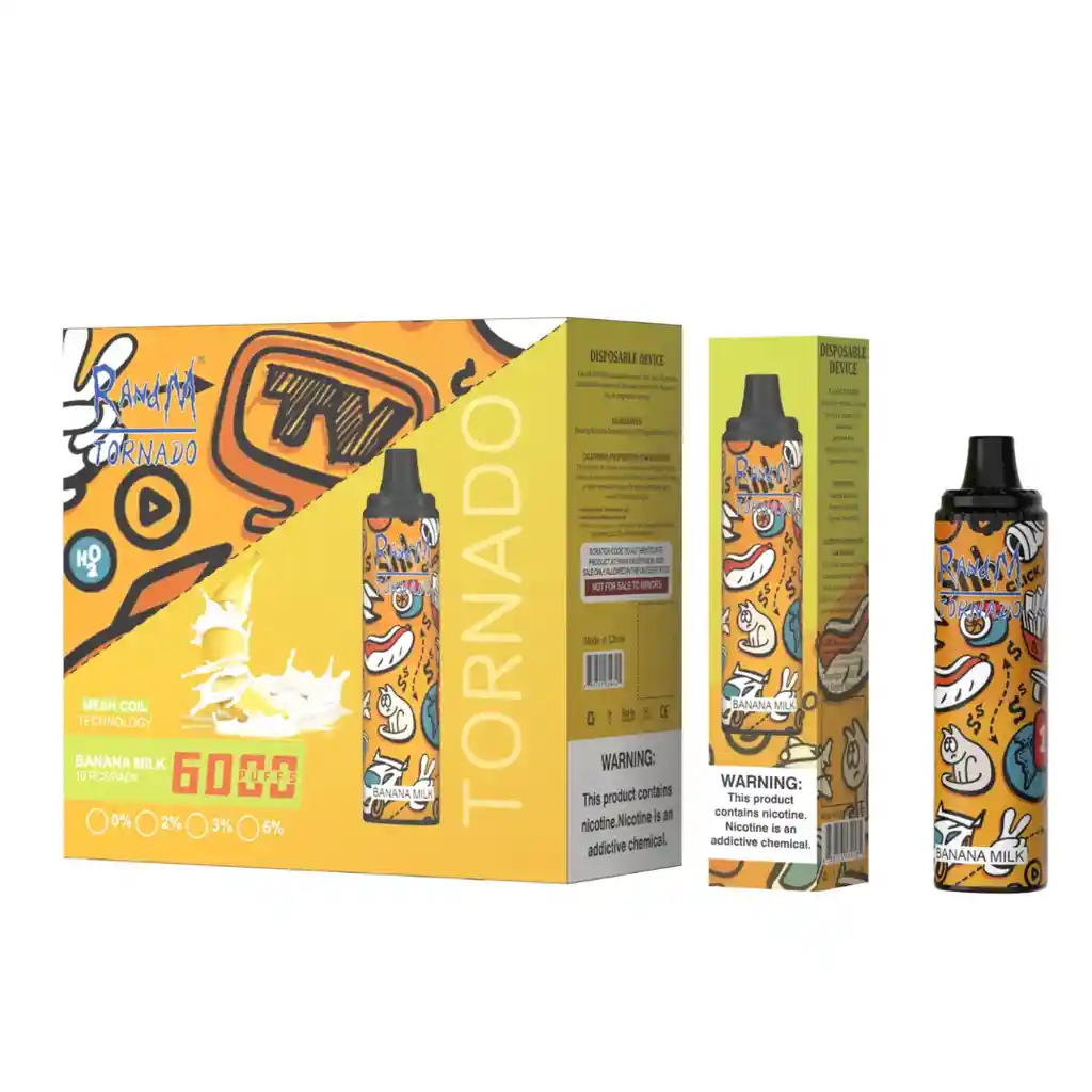 Vaper 6000 Puffs Banana Milk 5%